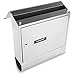 Serenelife Indoor & Outdoor Wall Mount Locking Mailbox | Secure Key & Lock Mechanism | Weather Resistant & Durable | Easy Access Metal Flap | Includes 2 Keys & Mounting Hardware | 13x14x5 IN