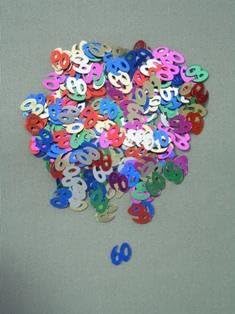 60 Confetti, Multi-Color, 10 mm Size, 1/2 oz Bag (Qty 1 Bag)