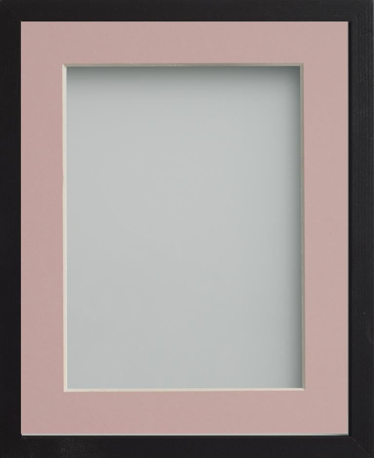 Frame Company Webber Black with Pink Mount, 10x8 for 8x6 inch