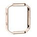 bayite Replacement Accessory Steel Frame for Fitbit Blaze Smart Watch Champagne Gold