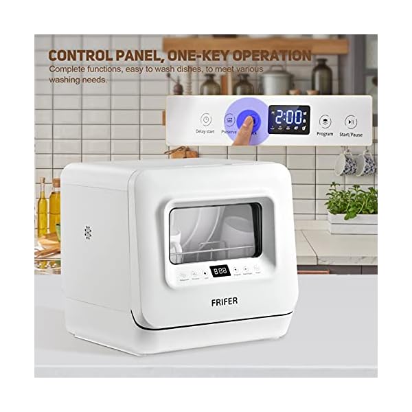 Mini-Portable-Dishwasher-5-Programs-Normal-ECO-Intensive-Fast-and-Glass-Compact-Table-Top-Dishwasher-with-LED-Display-Touch-Control-Delay-Start-5L-Water-Requirement Mini Portable Dishwasher, 5 Programs (Normal, ECO, Intensive, Fast and Glass), Compact Table Top Dishwasher with LED Display, Touch Control, Delay Start, 5L Water Requirement