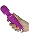 iLuxjoy FDA Approved Handheld Waterproof Rechargeable Wand Massager Deep Tissue Massager Relieves Muscle Tension Body Aches Pains Sports Recovery 20-Speed Vibrations Durable Battery (Purple Color)