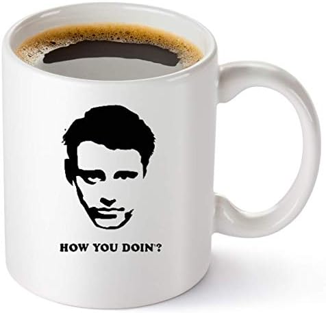 How You Doin Coffee Mug - Friends TV Show Merchandise - Joey Tribbiani funny Saying Gift Mug