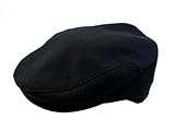 John Hanly & Co. Irish Tweed Flat Cap - Black - Made in Ireland