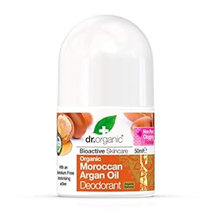 DR ORGANIC Moroccan Argan Oil Deodorant, 0.078 kg, MultiColoured, 50 ml, DR00376
