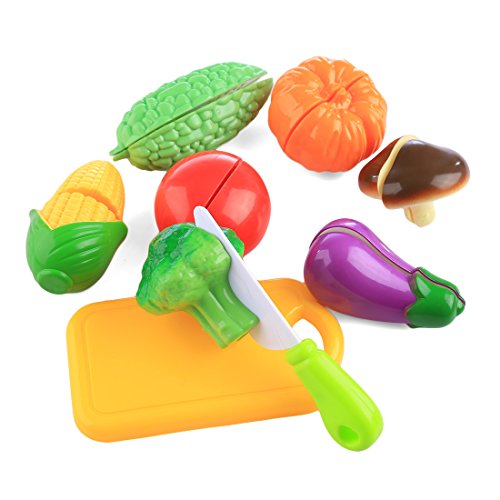 Jellydog Toy Pretend Play Kitchen Cooking Set, Toddler Kitchen Playset,Pots and Pans Set, Cutting Vegetable Playset,Educational Learning Toy, Kitchen Play Food for Boy Girl Kids 3