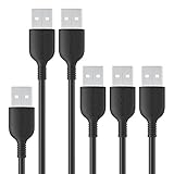 Android Cable RAVPower 6-Pack [1ft+3x3ft+ 2x6ft] Micro USB Cable Military Grade & 12,000+ Bend Lifespan for Samsung, BLU, LG, Motorola, HTC and More