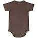 2T 3T 4T 5T 6T Toddler Bodysuit Short Sleeve Round Crew Neck - Gray