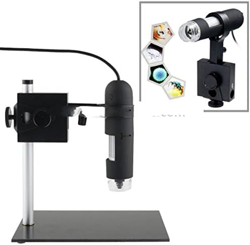 The Fashion Seller-1.3 Mega Pixels 1000X USB Digital Microscope with 8 LED Lights / Holder ~