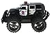 Jeep Wrangler Police Unit 1:14 Scale Battery Operated Remote Controlled 4WD 2.4 GHz Toy RC Truck w/ Remote Control,& Door Opening Action