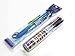Pilot Hi-tec-c Coleto 5color Multi Pen Body Component - Clear Blue Body & Multi Pen Ink Cartridge - 0.4mm - 10color Starter Set
