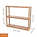 Trustiwood Bamboo Bathroom Shelf Adjustable 3-Tier Multifunctional Layer Rack Bathroom Kitchen Living Room Holder Wall Mounted Storage Organizer Standing Shelf