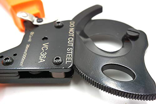 Ratchet Cable Cutters,Aluminum Copper Wire Cutters for Cutting electrical wire as Ratcheting Wire Cut Hand Tool (300mm2) - Thumbnail 4