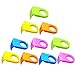 Ozzptuu ABS Drink Clips Bottle Buckle Holders Beer Cocktail Snap for Schooner & Goblet Glasses (Random Color) (10pcs)