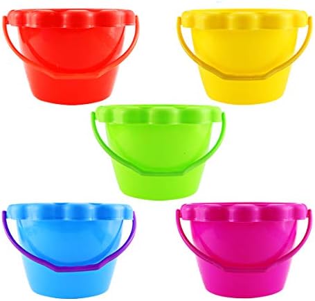 Faxco 5 Pack 6'' 1.5 L Plastic Small 