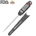 Digital Meat Thermometer, Anglink Digital Kitchen Thermometer Pro. High Precision Cook Kitchen Probe Thermometer For Cooking Oil Candy Steak Grill BBQ Milk Yogurt (Black)