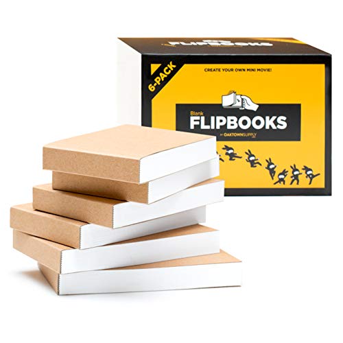 Blank Flipbooks (Flip Book) for Animation, Sketching, and Cartoon