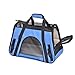 Pet Carrier, PYRUS Soft-Sided Kennel Cab Folding Soft Dog Crate Pet Travel Carrier Bag for Dogs Cats and Puppies ( Blue )