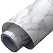 Moyishi Grey Granite Look Marble Gloss Film Vinyl Self Adhesive Counter Top Peel and Stick Wall Decal (12''x79'')