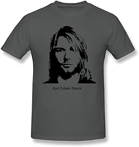 Next Style Men's Nirvana Kurt Cobain Design Hot DeepHeather T-Shirt
