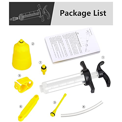 YAKAMOZ Hydraulic Bike Brake Bleed Kit Bicycle Disc Brake Mineral Oil