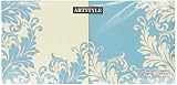 Artstyle Flourished Blue Napkins - 13" X 13" - 150 Ct.