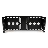 StarTech.com 4U Universal VESA LCD Monitor Mounting Bracket for 19-inch Rack or Cabinet - TAA Compliant - Solid Steel Bracket (RKLCDBK)