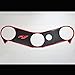 Handle Yoke Cover Gel Protector Sticker for 04-08 Yamaha YZF R1 (Carbon Fiber Look/Red Trim)