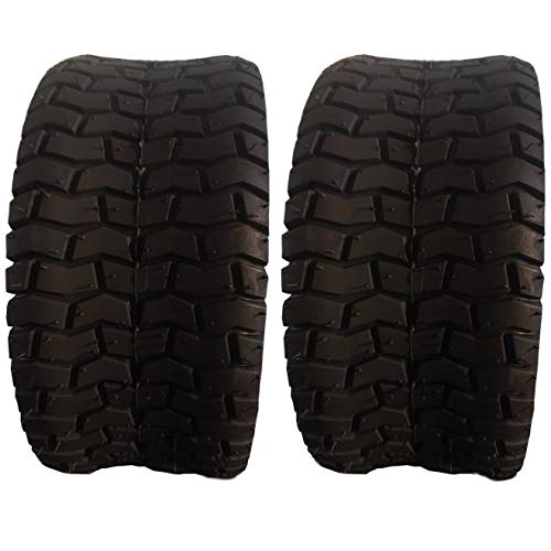 SUNROAD 2pcs 15x6.00-6 15-6.00-6 4PLY Turf Lawn Mower Go Kart Tires