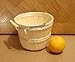 1 Dozen 1/4 Peck Wooden Baskets with Wooden Spool Handle
