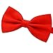 Amajiji® Formal Dog Bow Ties for Medium & Large Dogs (D112 100% Polyester) (Red)