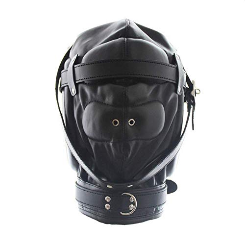 Sexy Kinky Full Head Bondage Erotic Adult Couple Play Game Toy Fetish Mask Hood