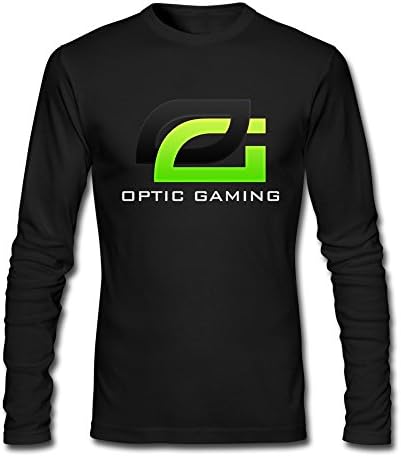 JUNNY Men's Optic Gaming Logo Long Sleeve T-shirt
