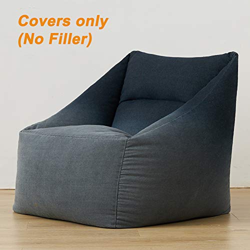 Bean Bag Chair (No Filler) Sleeper Chair Big Sofa with Soft Cotton