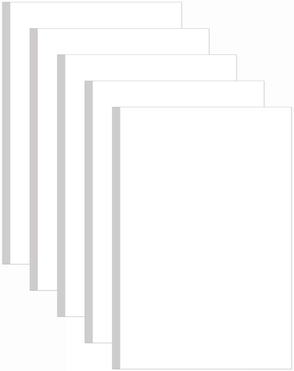 Photo 1 of (5-Pack) 11" x 17" Blank Print Paper, 225Sheets/450Pages Blank Loose-Leaf Paper, Ledger Size Printing in Office, 100gsm Blank Paper