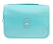Cosmetic Makeup Bag Case,Hanging Toiletry Bag,Travel Organizer Travel Kit For Women Men (Sky Blue)