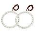 uxcell® 2 x 80mm Red 24 SMD LED Rear Angel Eyes Halo Ring