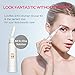 Facial Hair Remover Rechargeable For Women - LOVINA Professional Painless 4 In 1 Electric Hair Removal Nose Hair Trimmer Eyebrow Trimmer