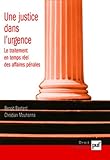 Image de une justice dans l'urgence