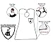 Beard Catcher Bib Apron Beard Cape for Shaving-Hair Clippings Catcher & Grooming Cape Apron- Beard Shaving Bib Catcher for Easy Clean Up & a Clog-Free Drain - Grooming Cape Gift Ideas for Men