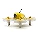 Blade Inductrix FPV BNF Ultra Micro Drone with Safe Tech | 25mW FPV Camera | 1S 200mAh LiPo Battery & USB Charger (Yellow)