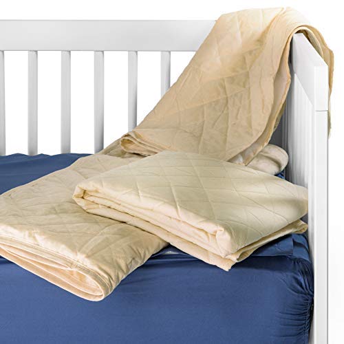 Mua Waterproof Crib Flat Mattress Pad by QuickZip 100 Natural Cotton