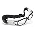 Unisex Kids Sport Glasses Anti-fog Protective Safety Goggles Adjustable Strap(Gray)