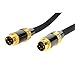 StarTech.com 50 ft. (15.2 m) 4 Pin S Video Cable - S-Video Cable - Gold Plated Connectors - Premium - Video Cable (SVIDHQ50),Black