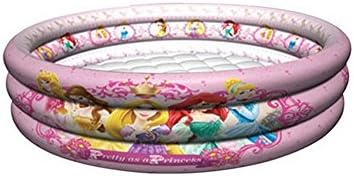 Kids Blow Up Pool. This Small Portable Kiddie Inflatable Above Ground Swimming Pool Is Great For Toddlers &amp; Children To Have Outdoor Water Fun With Floats &amp; Toys. Family Bright Colored 3 Ring Pool.