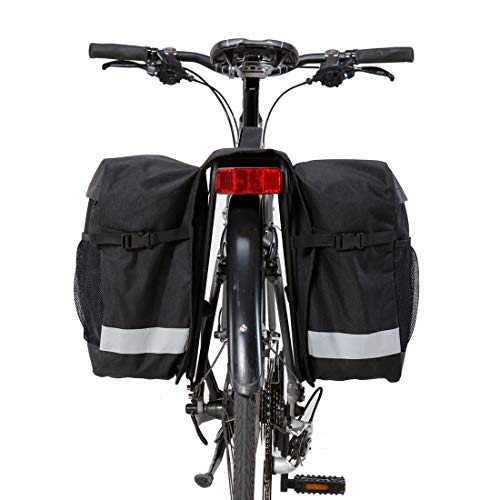 COTEetCI Bicycle Rear Rack Bag Large Capacity MTB Bike Trunk Carrier Bag Cycling Pannier Saddle Bag