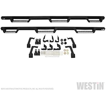 Amazon Com Westin 56 5345952 Textured Black Nerf Step Bar