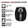 Tower T17005 Health Manual Air Fryer Oven with Rapid Air Circulation and 30 Min Timer, 3.2 Litre, Black
