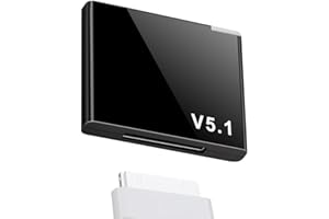 RUNAAJA Bluetooth 5.1 Music Audio Adapter Receiver 30 Pin Dock Speaker for iPhone iPod for TV/Home Stereo System-Low Latency