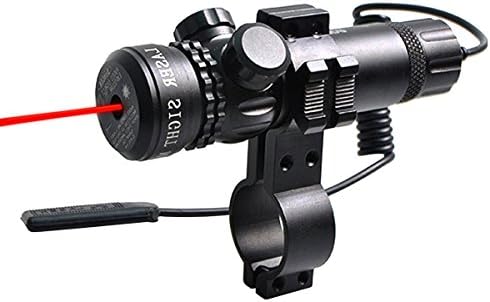 Micnaron Compact Tactical Red Laser Adjustable Rifle,Beam Dot Sight Scope for Gun Rifle Pistol Picatinny Mount Hunting